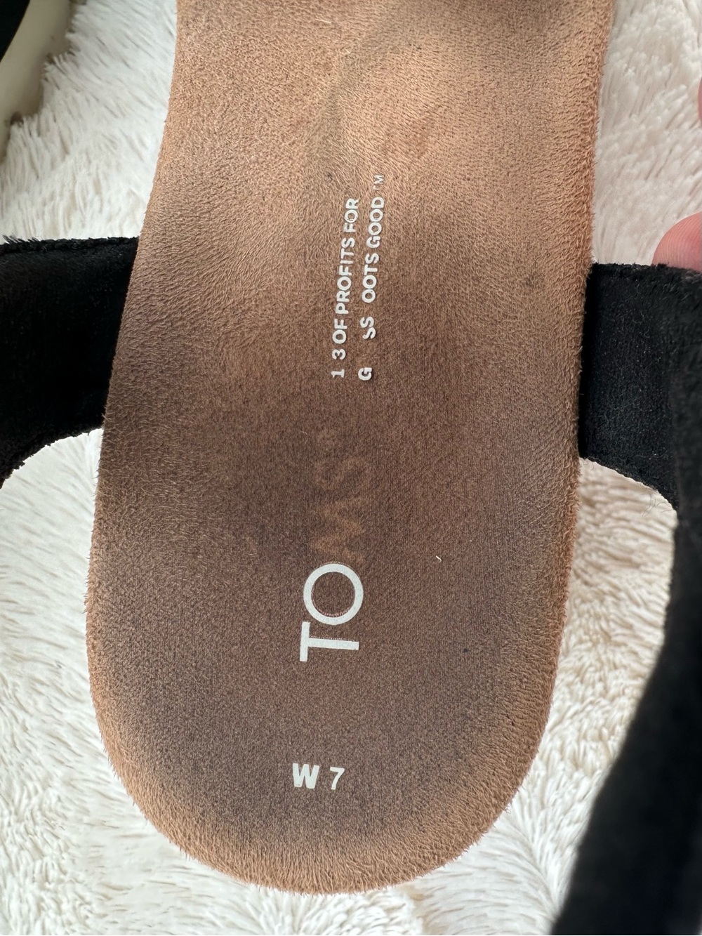 Toms Diana Wedge Sandal Size 7 European Summer - Picture 5 of 5